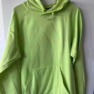 Neon green Adidas hoodie